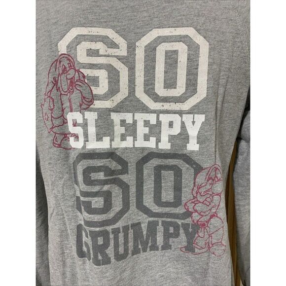 Disney Full Zip Hoodie Sweatshirt Grumpy Snow-White - Picture 5 of 9